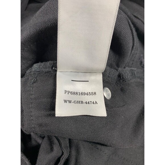 Everlane Way High Jean Straight Leg Size 28 Black Denim 100% Cotton Raw Hem - Picture 10 of 11